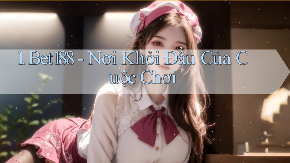 1. Bet188 - Nơi Khởi Đầu Của Cuộc Chơi 1. Bet188 - Nơi Khởi Đầu Của Cuộc Chơi