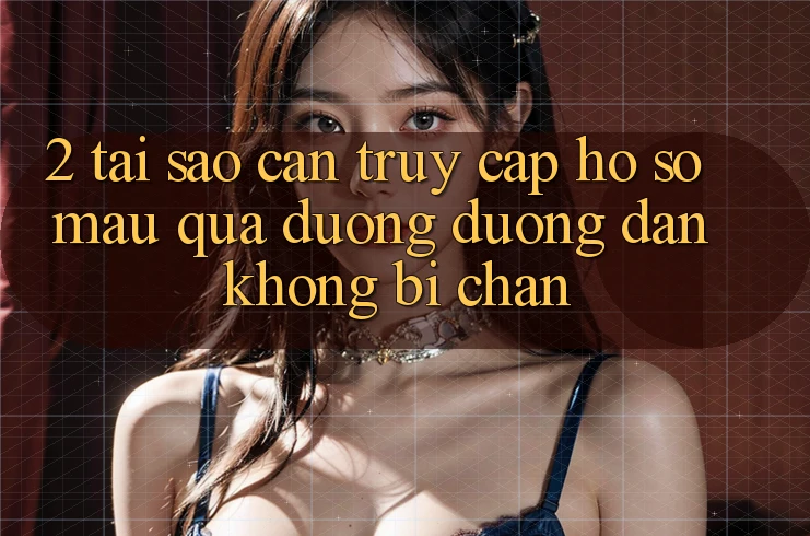 2. Tại Sao Cần Truy cập hồ sơ Mau Qua Đường Đường dẫn Không Bị Chặn?