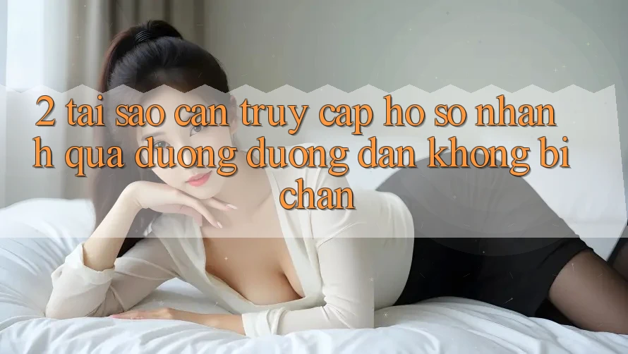 2. Tại Sao Cần Truy cập hồ sơ Nhanh Qua Đường Đường dẫn Không Bị Chặn?