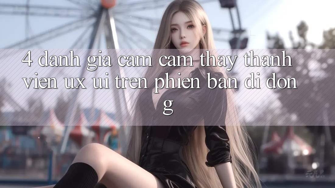 4. Đánh Giá Cảm cảm thấy Thành viên (UX/UI) Trên Phiên Bản Di Động