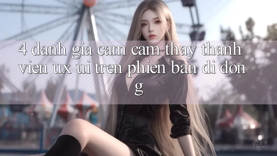 4. Đánh Giá Cảm cảm thấy Thành viên (UX/UI) Trên Phiên Bản Di Động