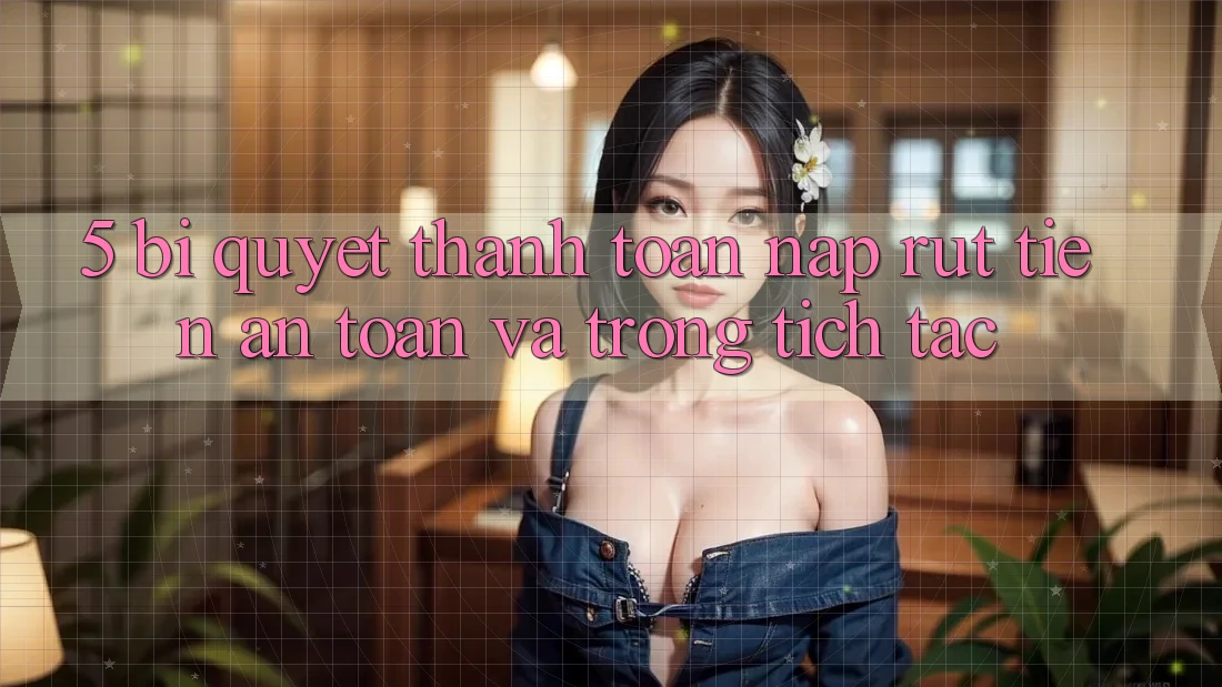 5. Bí Quyết Thanh toán Nạp - Rút Tiền An Toàn Và Trong tích tắc