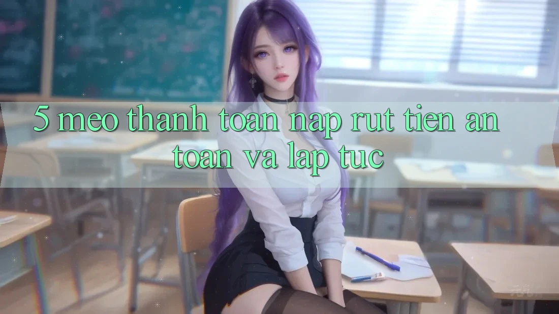 5. Mẹo Thanh toán Nạp - Rút Tiền An Toàn Và Lập tức