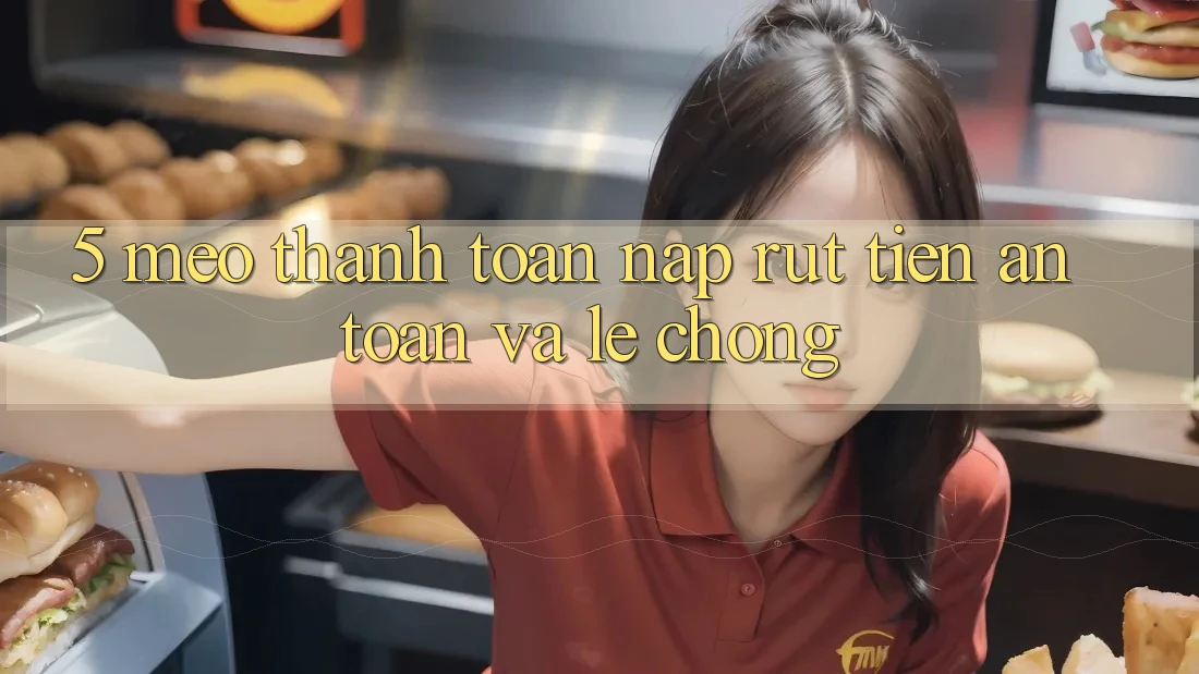 5. Mẹo Thanh toán Nạp - Rút Tiền An Toàn Và Lẹ Chóng