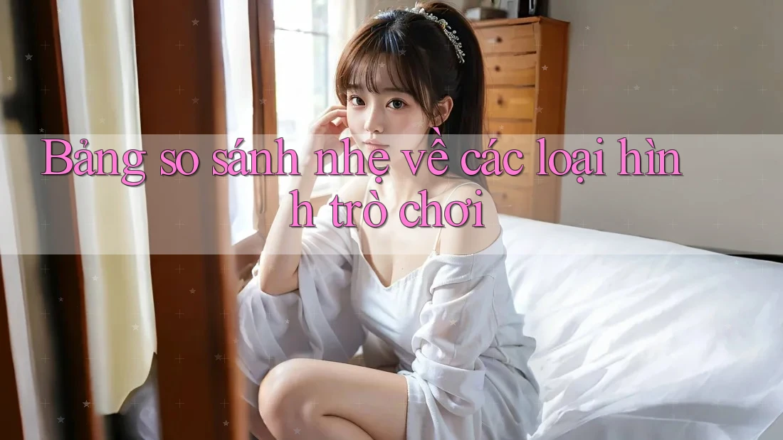 Bảng so sánh nhẹ về các loại hình trò chơi