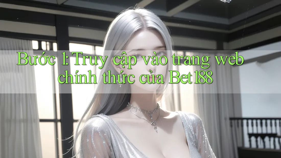 Bước 1: Truy cập vào trang web chính thức của Bet188