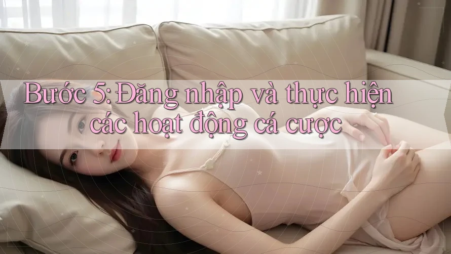 Bước 5: Đăng nhập và thực hiện các hoạt động cá cược