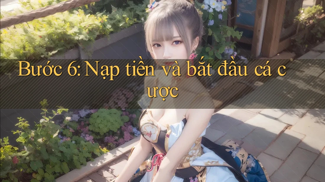 Bước 6: Nạp tiền và bắt đầu cá cược