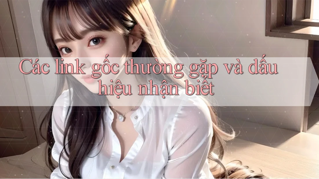 Các link gốc thường gặp và dấu hiệu nhận biết