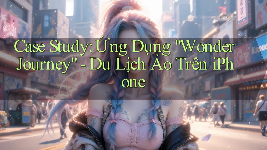 Case Study: Ứng Dụng “WonderJourney” - Du Lịch Ảo Trên iPhone