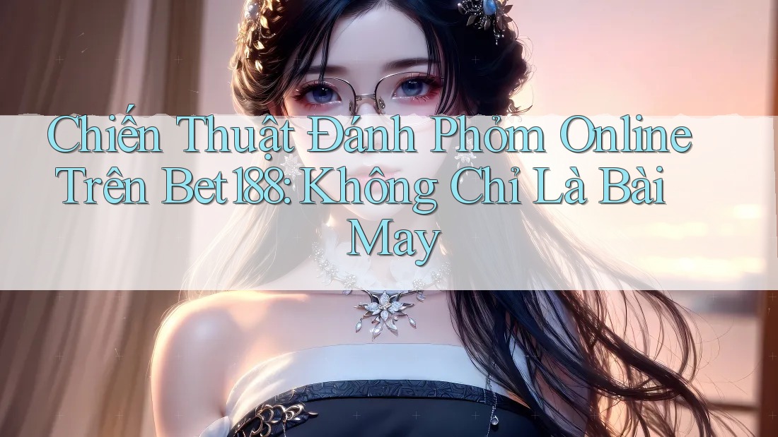 Chiến Thuật Đánh Phỏm Online Trên Bet188: Không Chỉ Là Bài May
