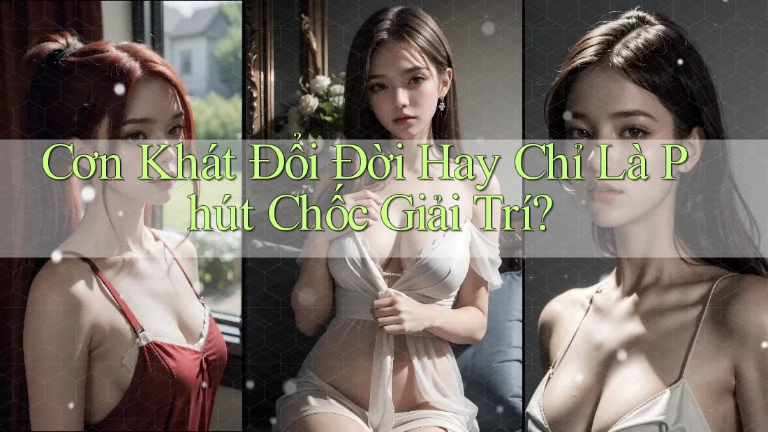 Cơn Khát Đổi Đời Hay Chỉ Là Phút Chốc Giải Trí?