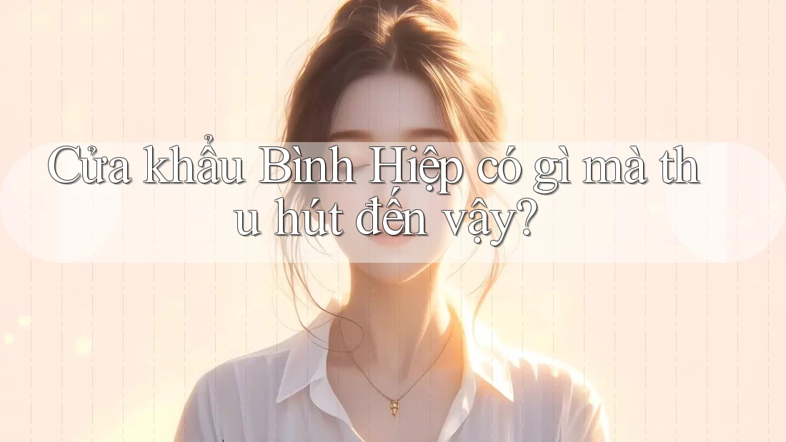 Cửa khẩu Bình Hiệp có gì mà thu hút đến vậy?