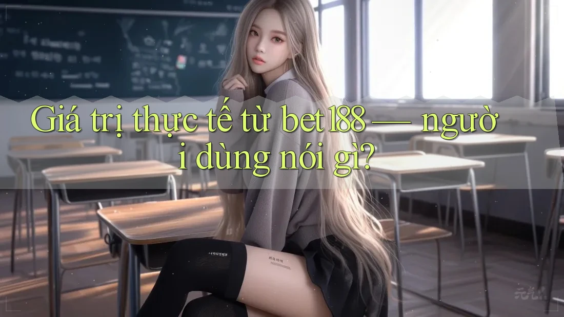 Giá trị thực tế từ bet188 — người dùng nói gì?