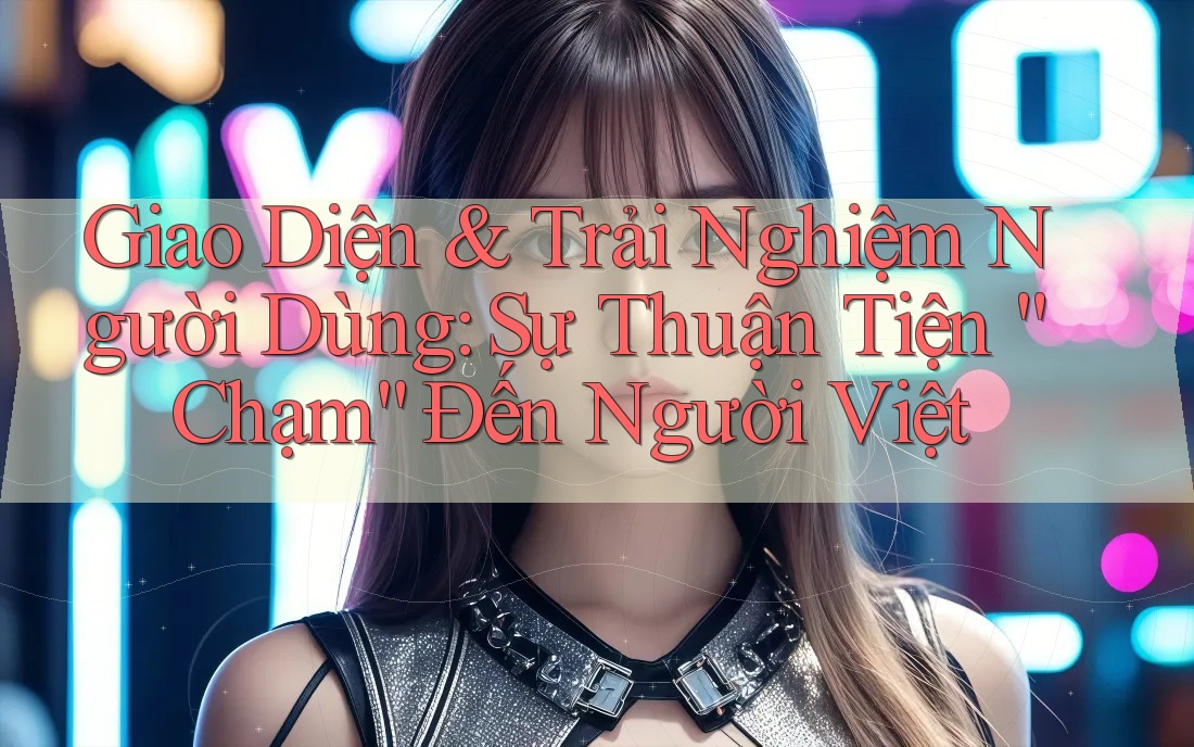Giao Diện & Trải Nghiệm Người Dùng: Sự Thuận Tiện “Chạm” Đến Người Việt