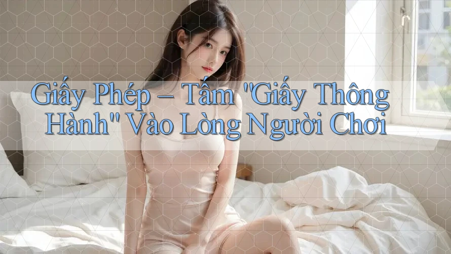 Giấy Phép – Tấm “Giấy Thông Hành” Vào Lòng Người Chơi Giấy Phép – Tấm “Giấy Thông Hành” Vào Lòng Người Chơi