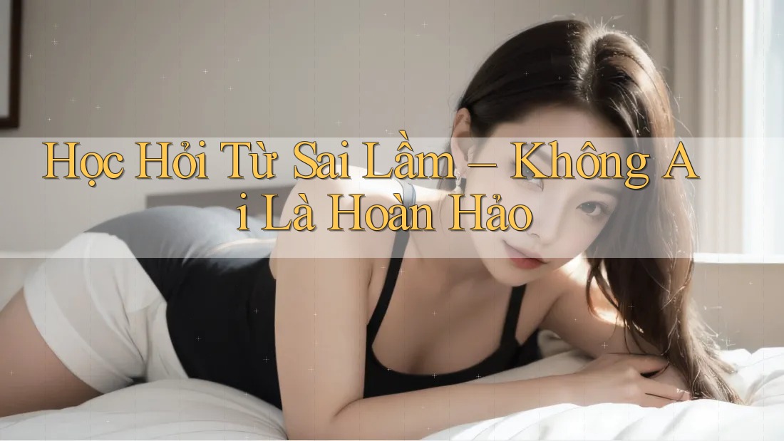 Học Hỏi Từ Sai Lầm – Không Ai Là Hoàn Hảo