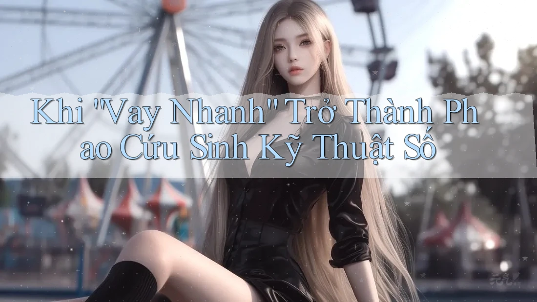 Khi “Vay Nhanh” Trở Thành Phao Cứu Sinh Kỹ Thuật Số