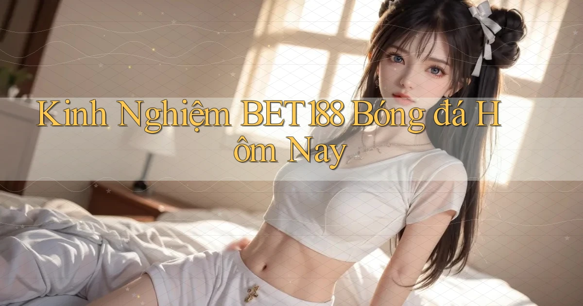 kinh nghiệm bet188 bóng đá hôm nay