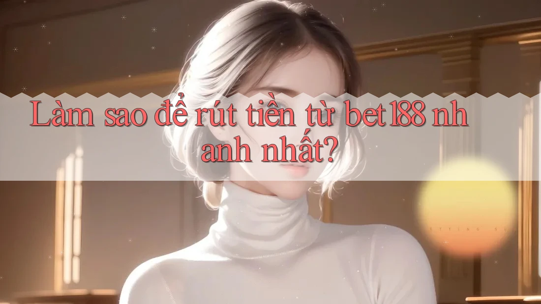 Làm sao để rút tiền từ bet188 nhanh nhất?