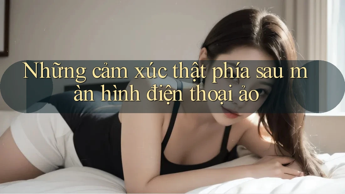 Những cảm xúc thật phía sau màn hình điện thoại ảo