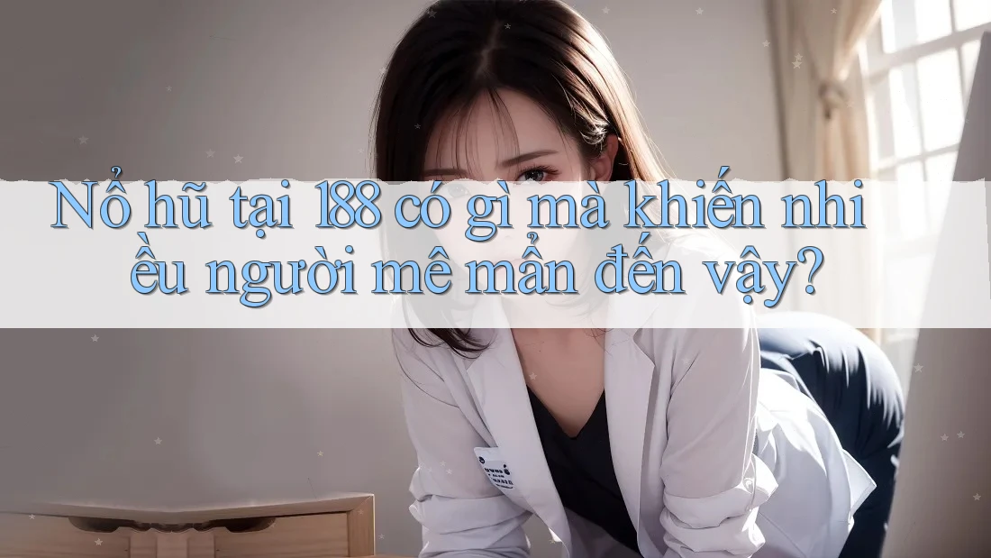 Nổ hũ tại 188 có gì mà khiến nhiều người mê mẩn đến vậy?