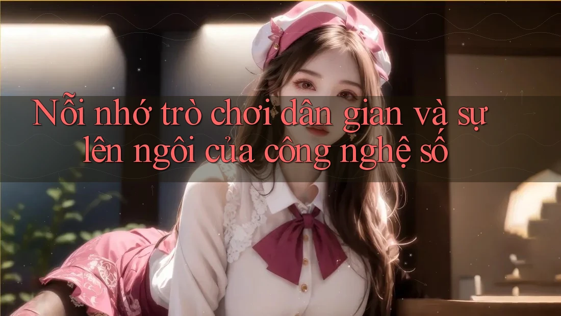 Nỗi nhớ trò chơi dân gian và sự lên ngôi của công nghệ số