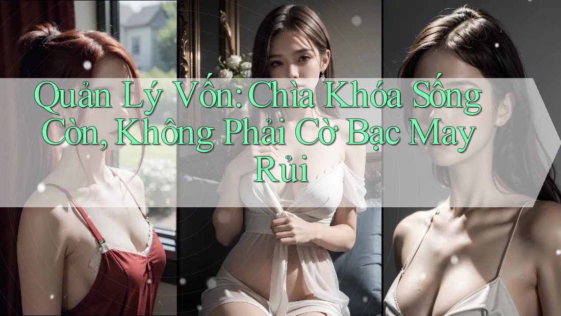 Quản Lý Vốn: Chìa Khóa Sống Còn, Không Phải Cờ Bạc May Rủi