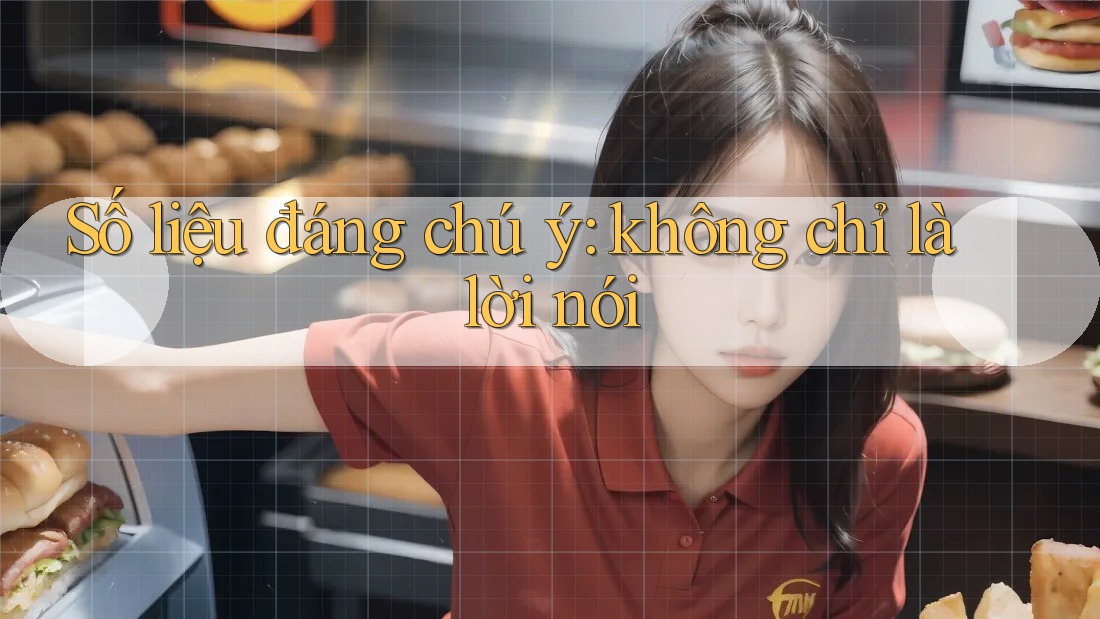 Số liệu đáng chú ý: không chỉ là lời nói