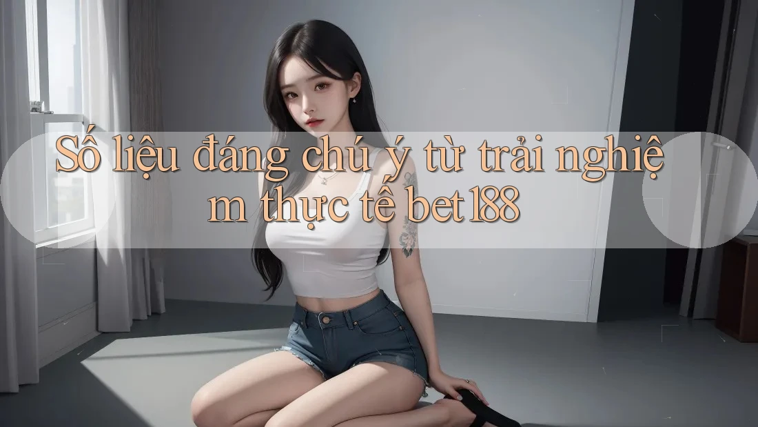 Số liệu đáng chú ý từ trải nghiệm thực tế bet188