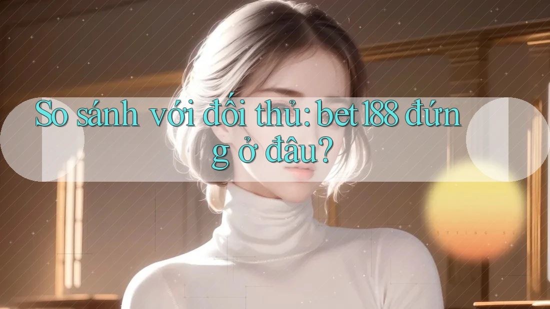 So sánh với đối thủ: bet188 đứng ở đâu?