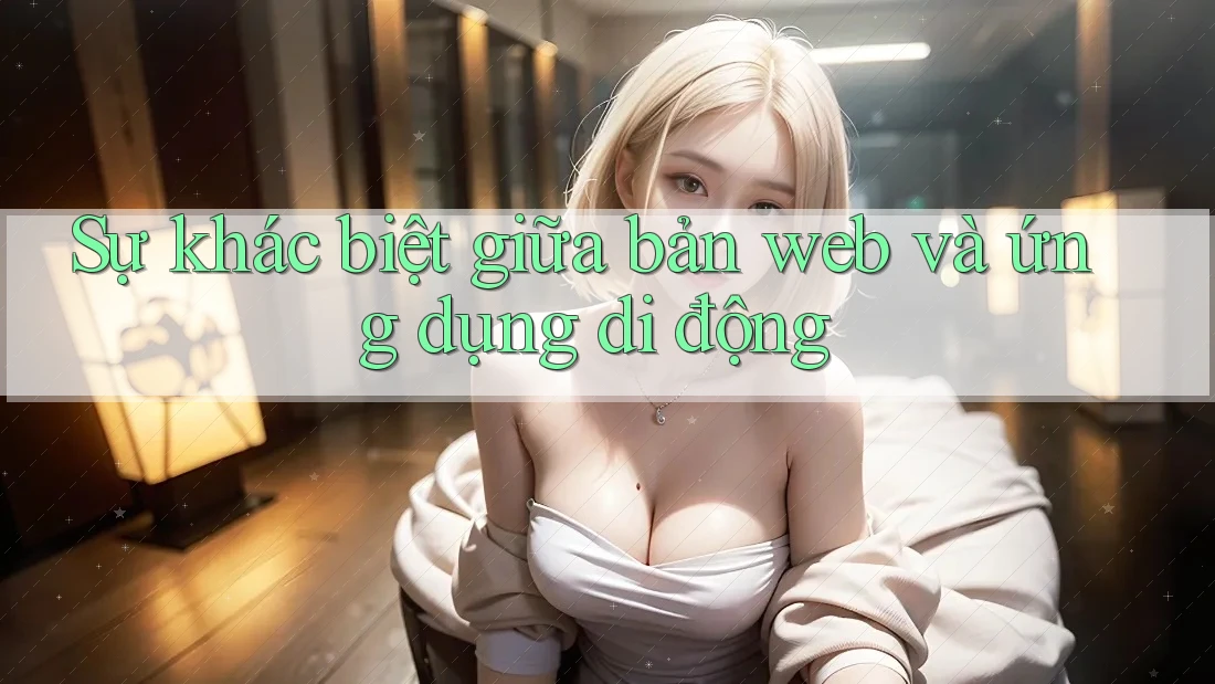 Sự khác biệt giữa bản web và ứng dụng di động