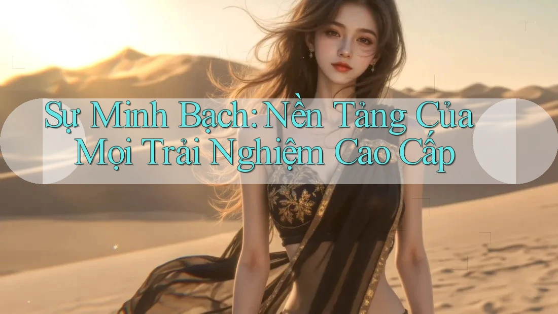 Sự Minh Bạch: Nền Tảng Của Mọi Trải Nghiệm Cao Cấp