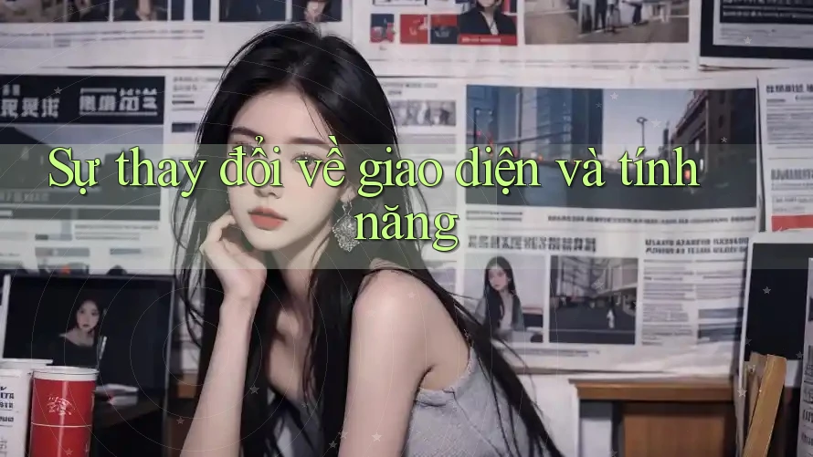 Sự thay đổi về giao diện và tính năng