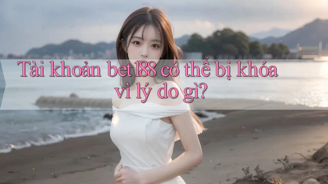 Tài khoản bet188 có thể bị khóa vì lý do gì?