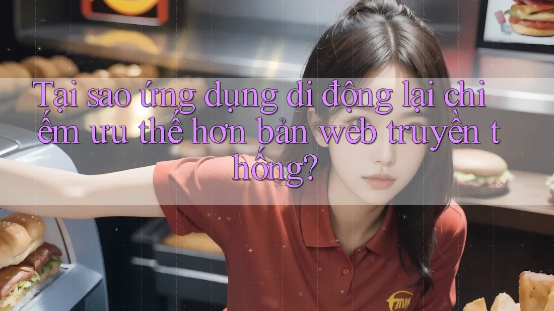 Tại sao ứng dụng di động lại chiếm ưu thế hơn bản web truyền thống?