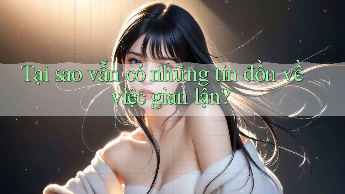 Tại sao vẫn có những tin đồn về việc gian lận?