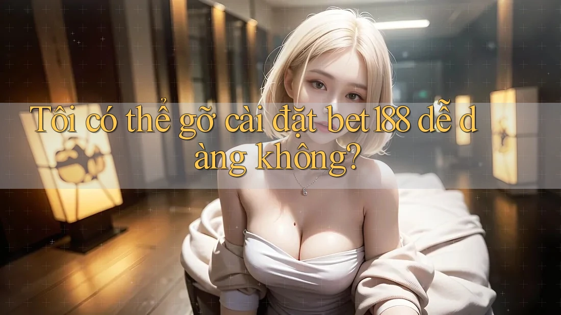 Tôi có thể gỡ cài đặt bet188 dễ dàng không?