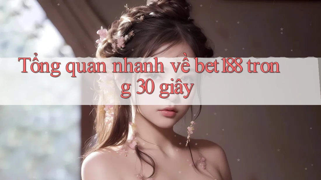 Tổng quan nhanh về bet188 trong 30 giây