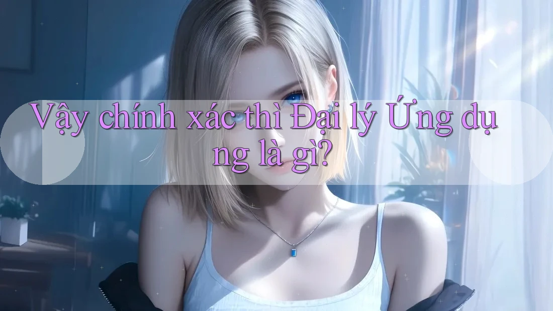 Vậy chính xác thì Đại lý Ứng dụng là gì?